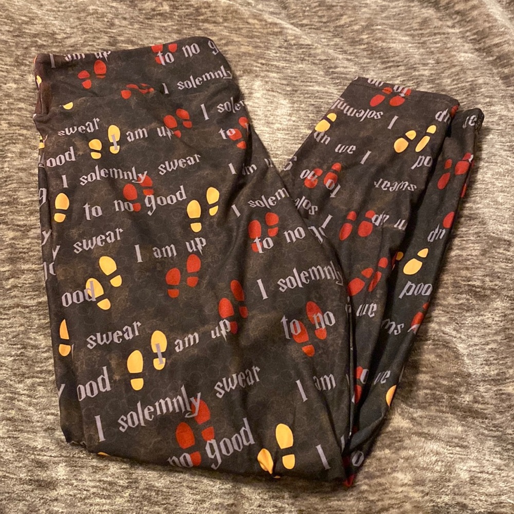 🖤NWOT Harry Potter Marauders Map Amelia Rose‎ Leggings🖤